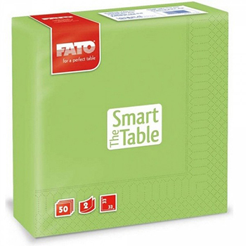 Fato Smart Table szalvéta 33x33 cm zöldalma 50 lap