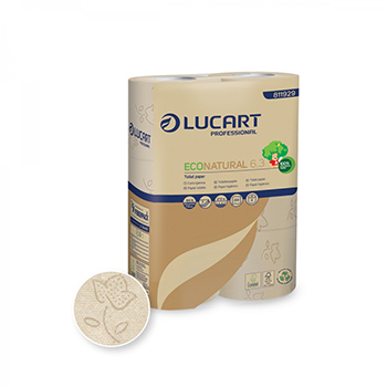 Lucart Econatural 6.3 kis-tekercses toalettpapír
