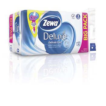 Zewa Deluxe toalettpapír Fehér 16 tekercs