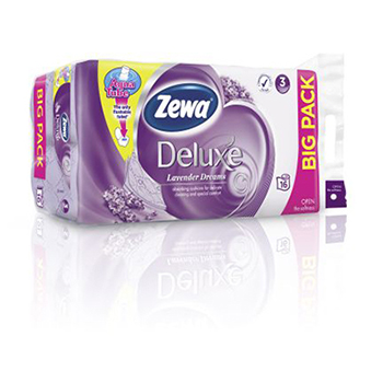 Zewa Deluxe toalettpapír Levendula 16 tekercs